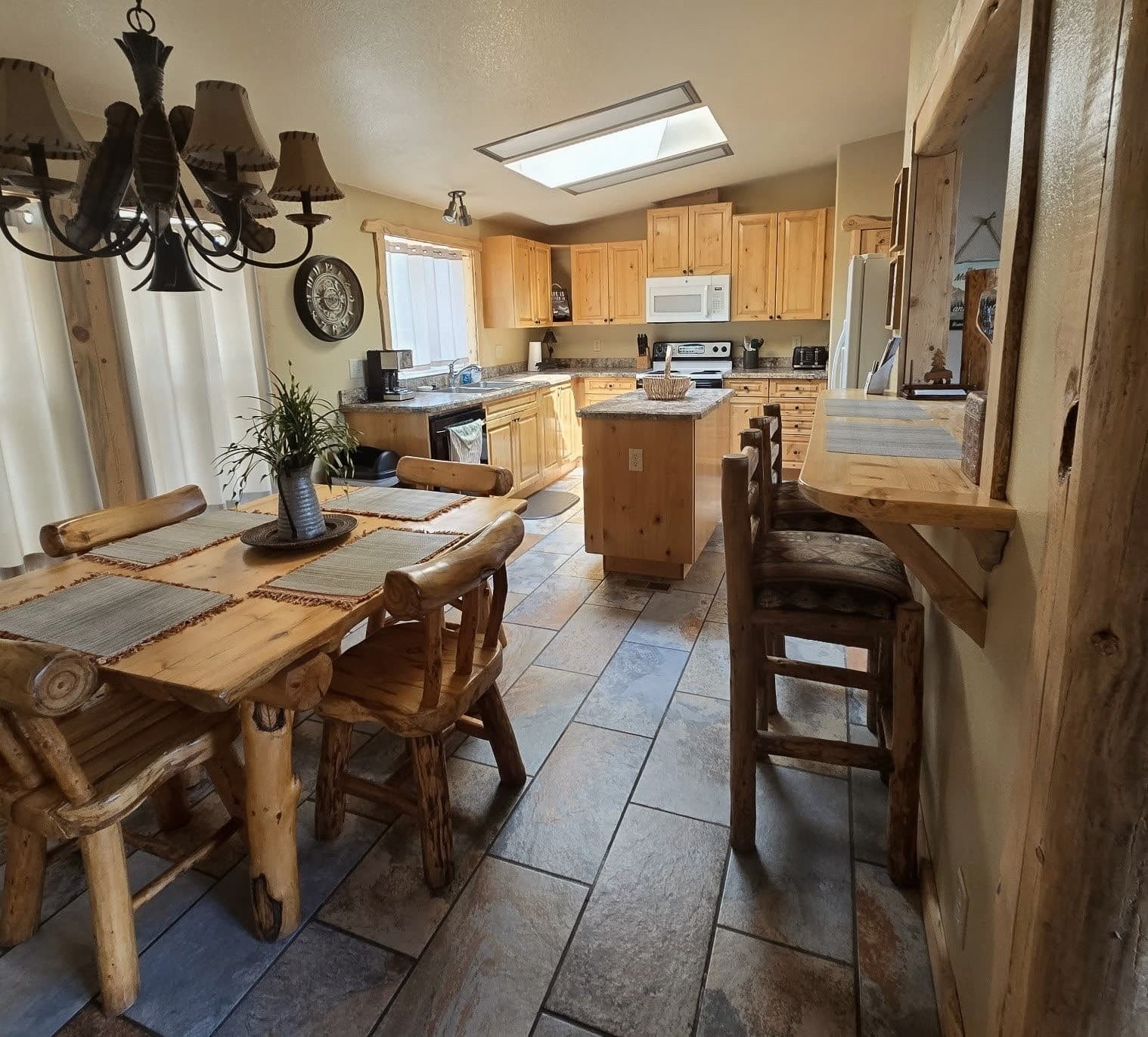 Log Cabin Kitchen